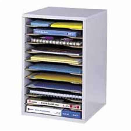 ROOMFACTORY Company  Vertical Literature Organizer- 11Cmpnts- 10-.63in.x1-.88in.16in.- MOK RO824312